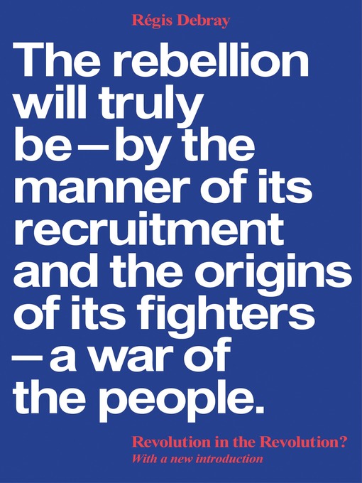 Title details for Revolution in the Revolution? by Regis Debray - Available
